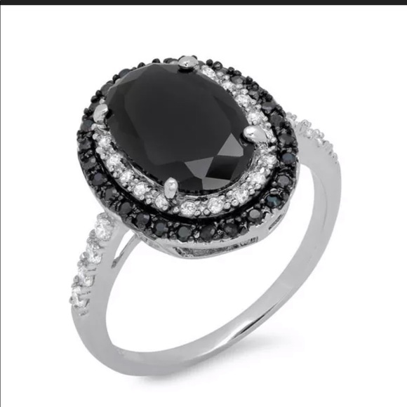 *NEW* 925 Silver Women’s Sapphire Ring - Picture 3 of 4